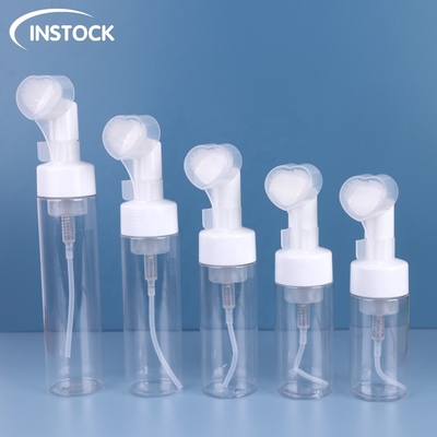 100ml 120ml 150ml 200ml 250ml PET Mousse Pompa Şişesi Kalp Şekilli Pompa