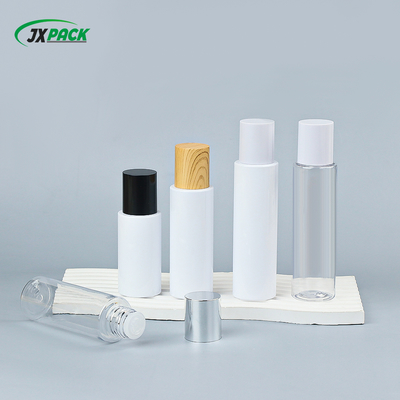 60ml PET Plastik Kozmetik Şişesi Ahşap Kapaklı