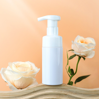 Beyaz plastik köpük pompa şişesi 100ml özel logo ile