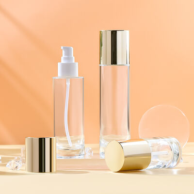 Cilt Bakımı Ambalajı İçin Sızdırmaz Özelleştirilebilir Çevre Dostu Cam Losyon Şişesi